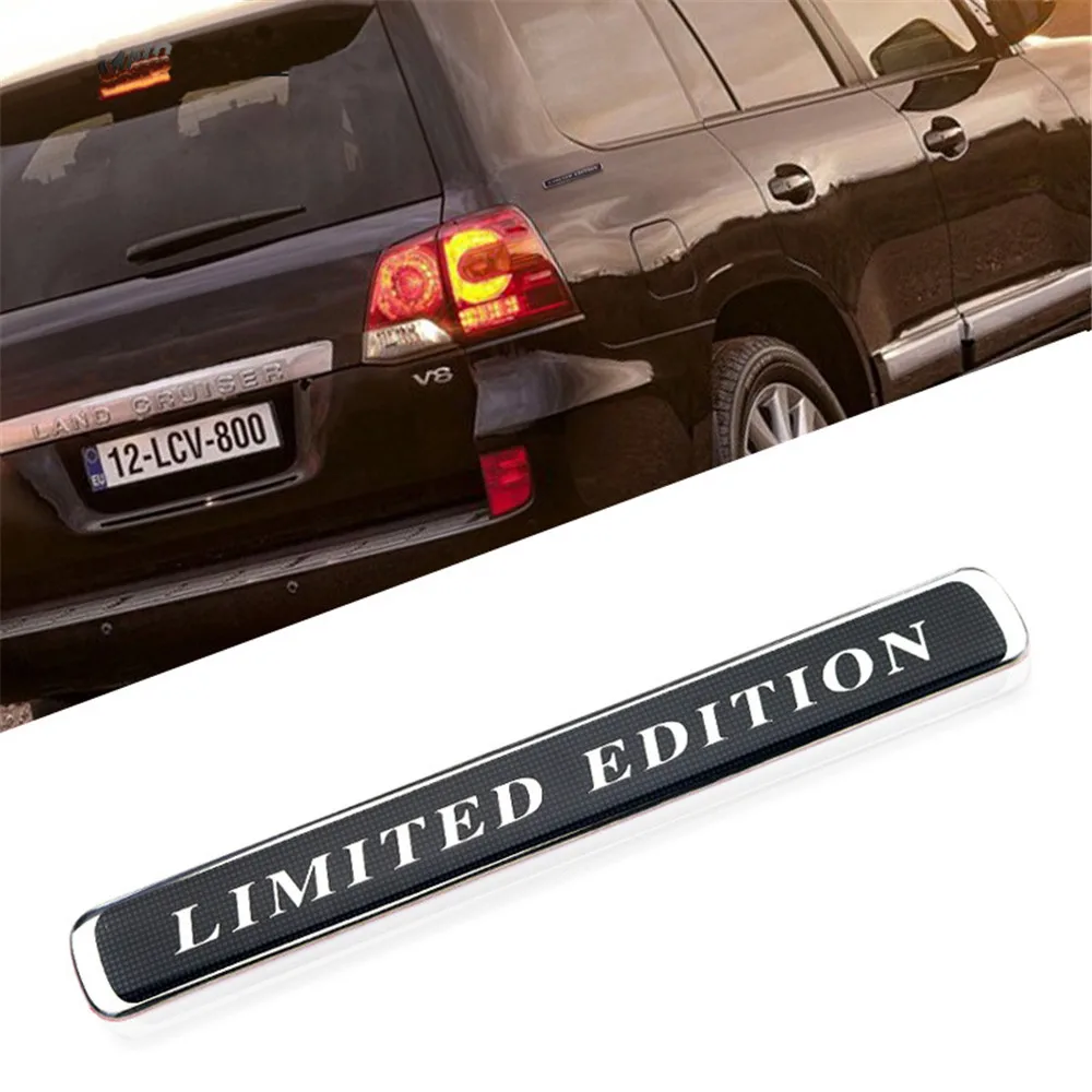 

Auto Styling Limited Edition Car Body Rear Tail Letter Emblem Badge for Toyota Land Cruiser LC200 Prado Reiz Crown Yaris Hilux