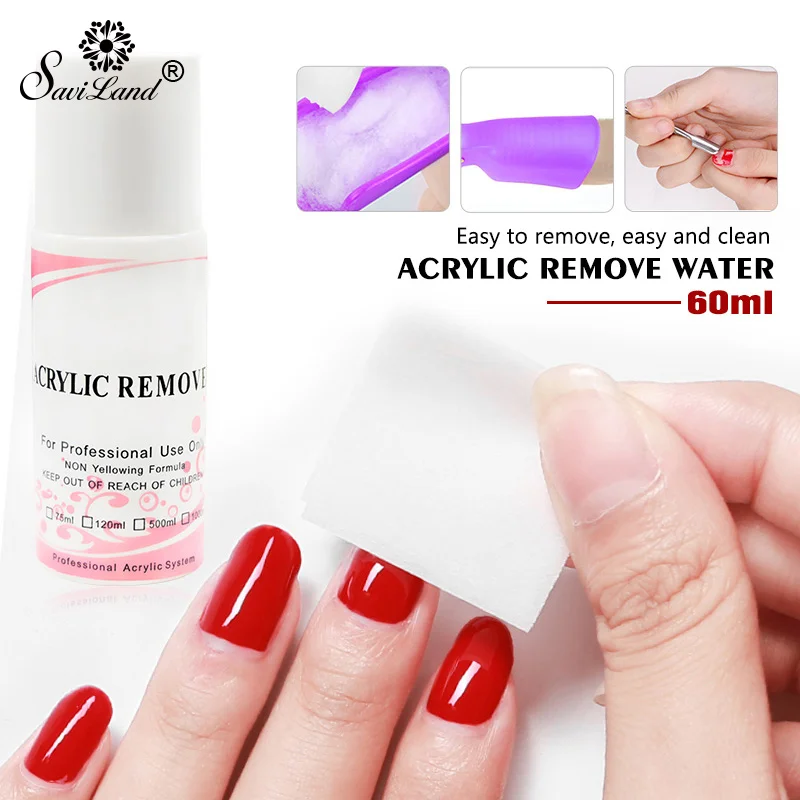 

Saviland 60ML Remover Water Cleansing UV Gel Sticky Remover Liquid Nail Polish Surface Cleanser Liquid Art Tool