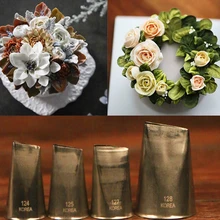 Корея розового наконечник Лепесток торт deocrating наконечник глазировки наконечник насадка для 124 125 126 127 128