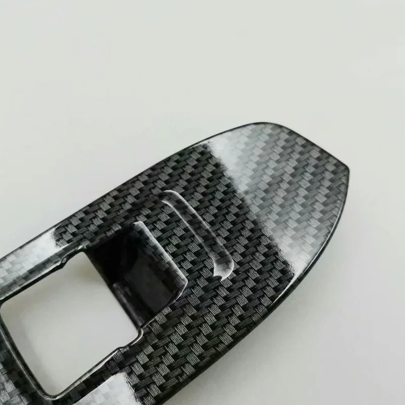 For Chevrolet Equinox 2017 2018 accessories Car styling ABS Chrome Door Window glass Lift Control Switch Panel Trim Carbon fiber