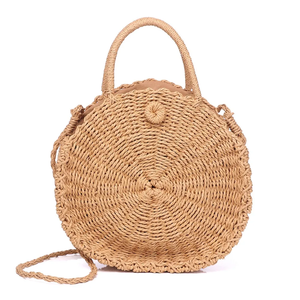 حقائب قش الصيف الشاطئ Crossbody حقائب للنساء 2019 جولة السيدات المنسوجة حقائب الروطان الفاخرة مصمم حقيبة كتف حقيبة حقائب قش الصيف الشاطئ Crossbody حقائب للنساء 2019 جولة السيدات المنسوجة حقائب الروطان الفاخرة مصمم حقيبة كتف حقيبة
