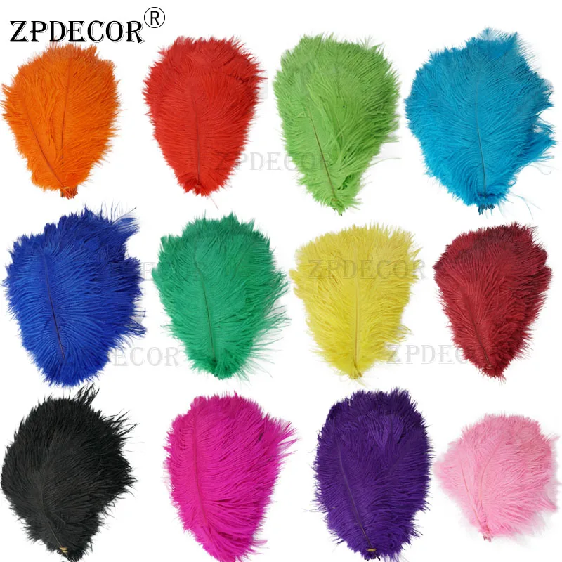 

8-10 Inch 20-25 CM Frist-Grade Ostrich Feathers for DIY Jewelry Craft Making