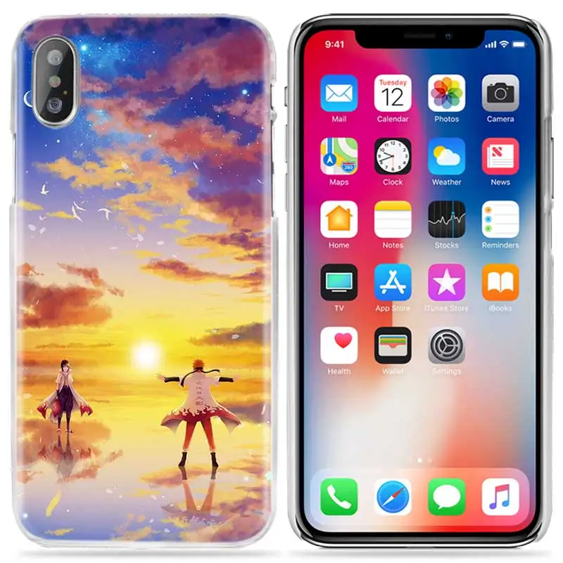 Чехол с аниме Наруто для iPhone XS Max XR X 10 6 6S 7 7S 8 Plus 5S SE 4 5C 6+ 7+ 8+ 11 11Pro Жесткий чехол для телефона Haruno Sakura