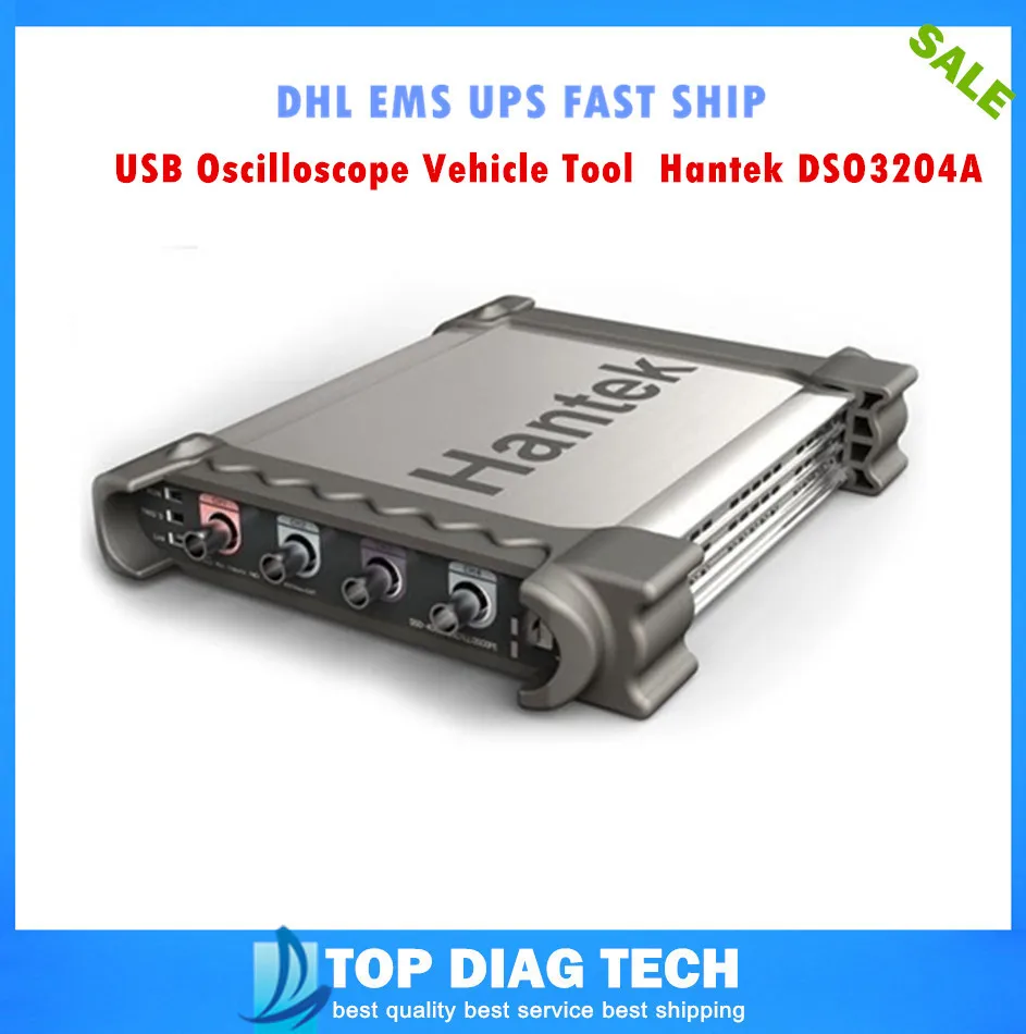 Automotive Diagnostic USB Oscilloscope Vehicle Tool Hantek DSO3204A