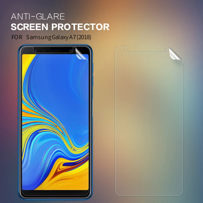 Антибликовая Защитная пленка для Samsung Galaxy A7 2018 матовая защитная против