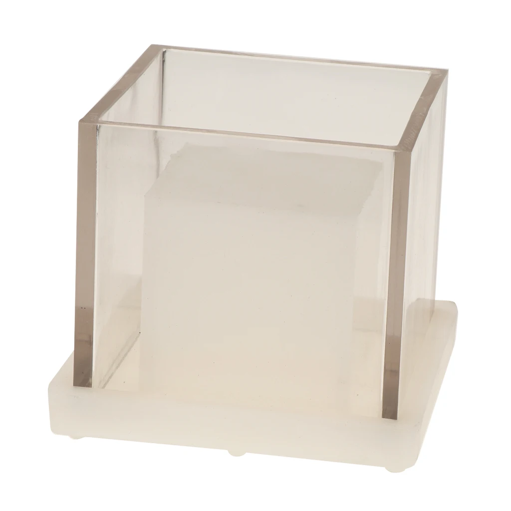 Square Hollow Cube Candle Making Moulds DIY Handmade Aromatherapy Candle Scented Candle Dried Flower Mold Tools