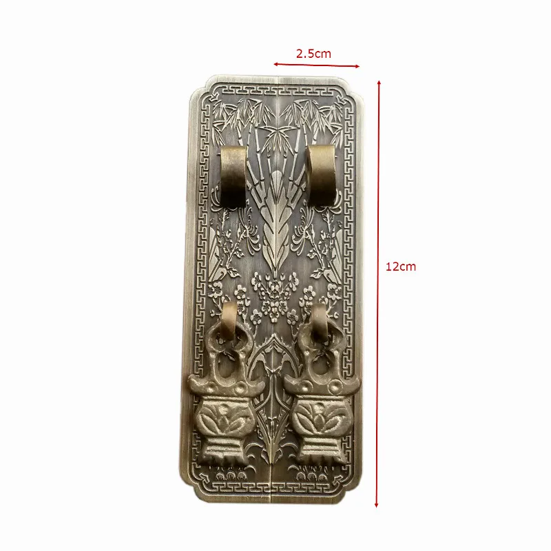 الصينية العتيقة الأثاث الاكسسوارات النحاس النحاس مقبض تلفزيون مجلس الوزراء خزانة خزانة خزانة السرير معرضا