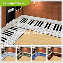 Пианино ключи 3D мультфильм каменный коврик для гостиной ковер для кухни коврики для ванной уличные детские спальни ковер для домашнего использования