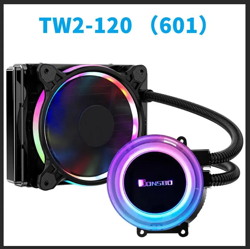 Jonsbo Angel Eye TW2-120 240 501 601RGB автоматический меняющий цвета жидкий процессор кулер для настольного компьютера чехол радиатор