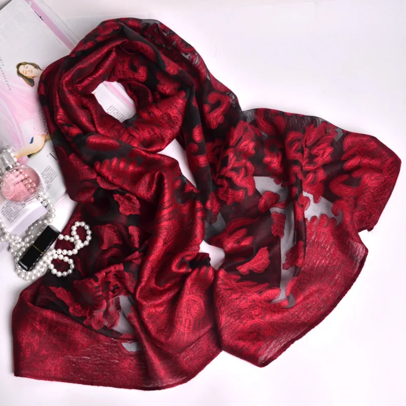Зимний шарф градиент пряжи Tie-dyed цветок хлопка и льна шарфы Echarpe Hiver Femme шарф женские пляжные полотенца SFTD03 - Цвет: 1