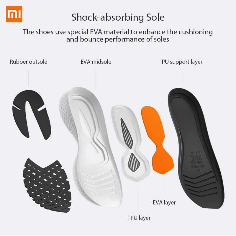 Xiaomi Mijia спортивные женские Sneake 2 Uni-Moulding Techinique новая система блокировки рыбьей кости эластичные трикотажные вамп спортивные