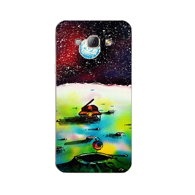 9170 12 Для samsung Galaxy A7 ТПУ чехол для телефона для A3 A5 A8 оболочка прозрачная ПВХ-пленка для A300 A500 A700 A800 крышка Юбка радужных цветов для девочек - Цвет: 9170 12