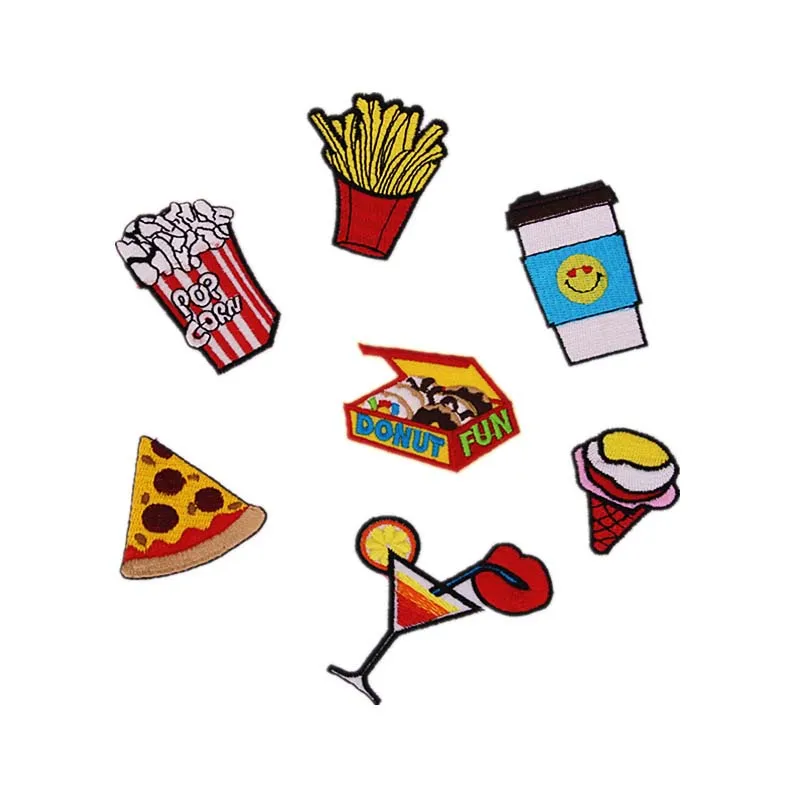 1pss-7pcs-Iron-On-Patch-DIY-Summer-Embroidered-Patches-For-Clothing-Fabric-Badges-Iron-On-Sewing