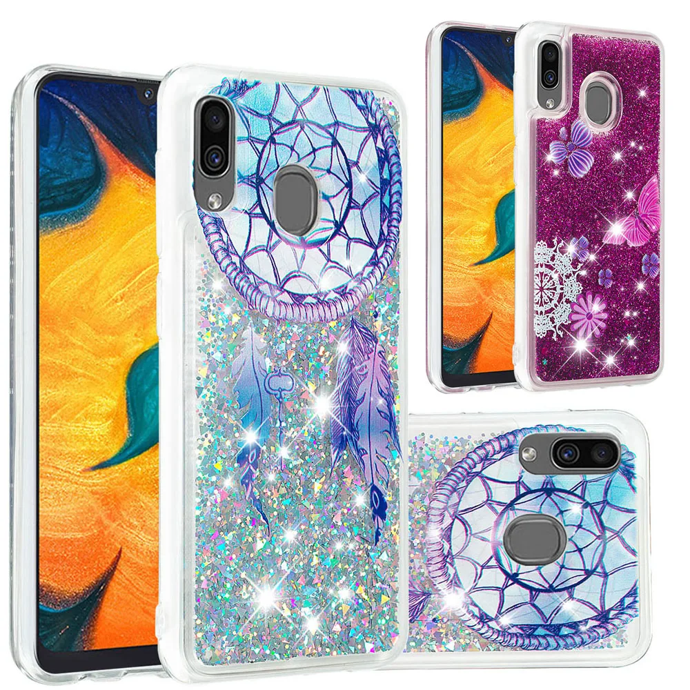 

Glitter Liquid Case For Samsung Galaxy A20 A30 Case Dynamic Liquid Star Quicksand Case For Samsung Galaxy A30 TPU Phone Case