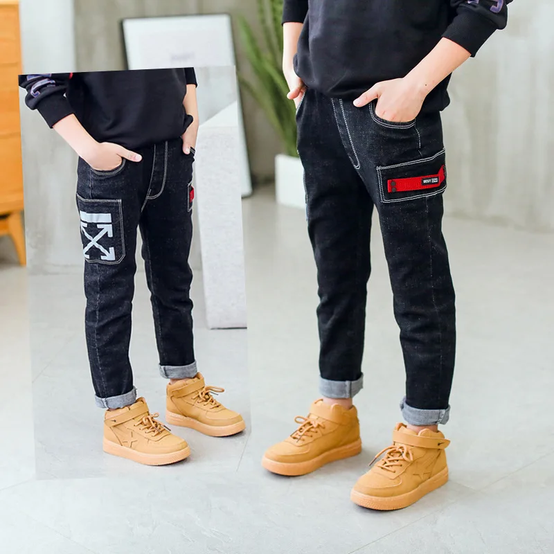 Fashion Boys Bébé Garçon Enfants Chaud Jeans pour printemps automne Children/'s Denim Pantalon