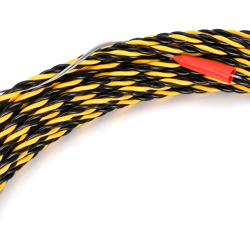 30 м 6,5 мм Электрический кабель съемник Mayitr Threader кабель ходовые стержни нейлоновая Рыбная лента трубопровод воздуховод для провода шкив