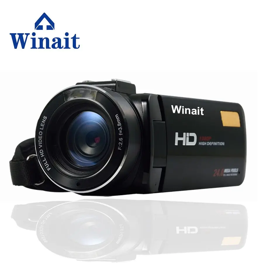 

Winait Hot Style Digital Video Camera WIFI Remote Control Portable DVR HD 1920*1080 3.0" Touch Screen HDMI USB Hot Shoe Output