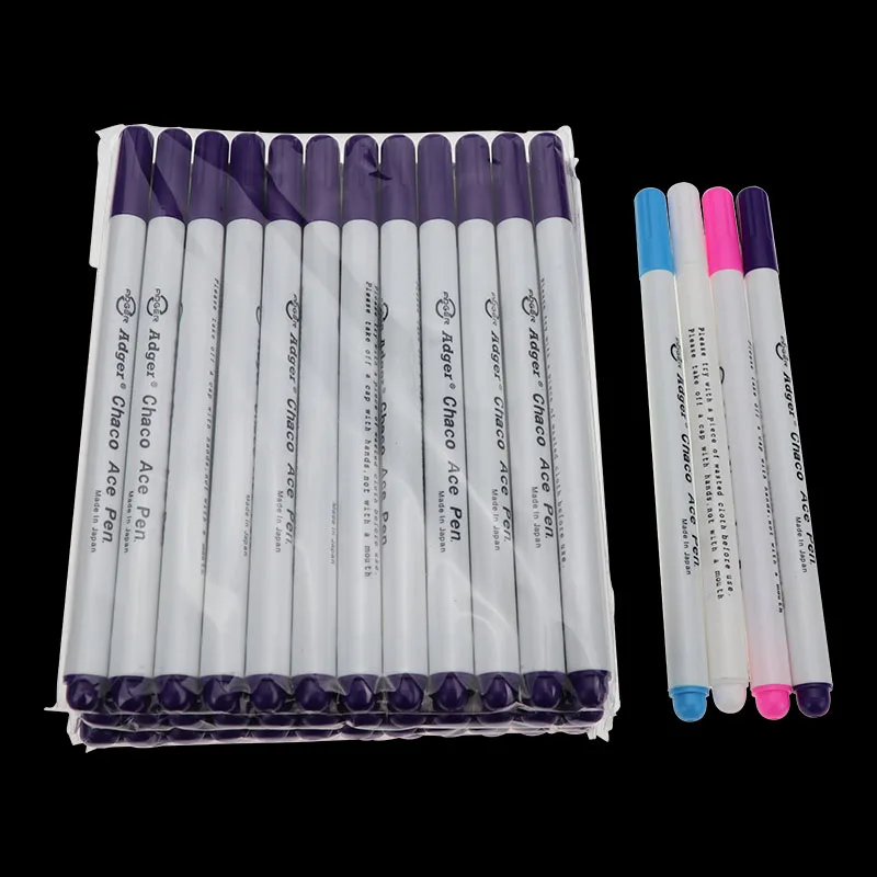 

4pcs Soluble Cross Stitch Water Erasable Pens Grommet Ink Fabric Marker Marking Pens DIY Needlework Home Tools