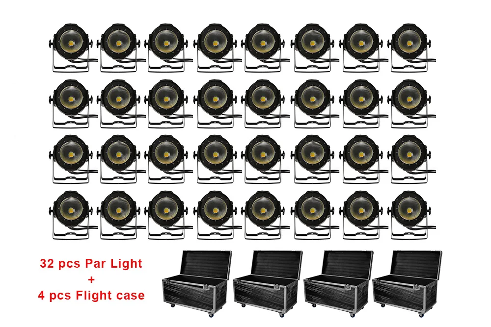 32pcs High Power 100w White & Warm White COB LED Par Light
