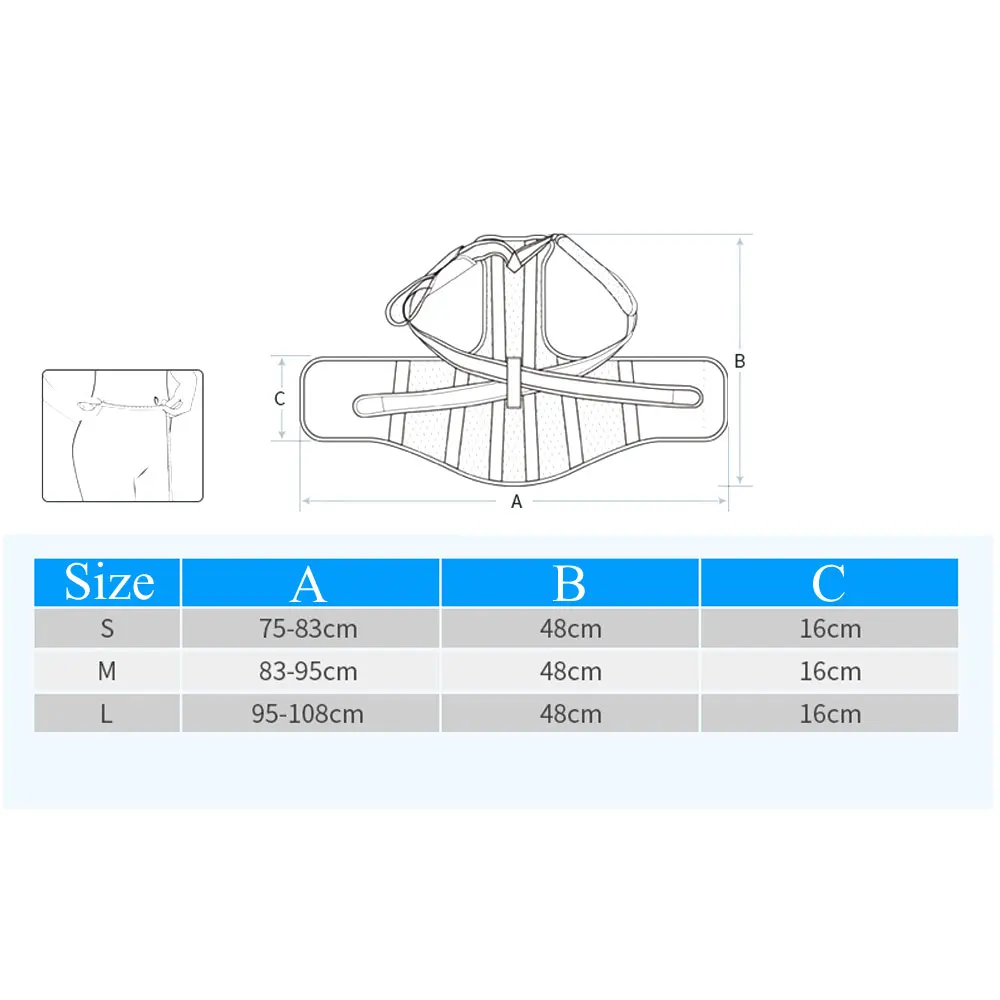 1 шт Взрослый Пояс для коррекции кифоза студенческий мужской и женский корректор фигуры Нижнее белье коррекция кривизны(S, M, L
