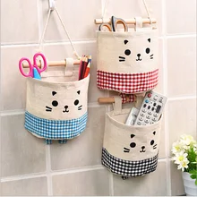 

New multi-storey cloth closet storage basket door storage bag hanging wall hung hanging wall storage basket