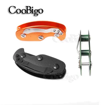 

50pcs Portable Keychain Key Ring Case Aluminum Key Holder Organizer Clip Folder Pocket Multi Tool Outdoor Camping Kits #FLQ203