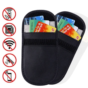

Car Keyless Key Entry Fob Guard Signal Blocker Shielding Bag Theft Prevention RF