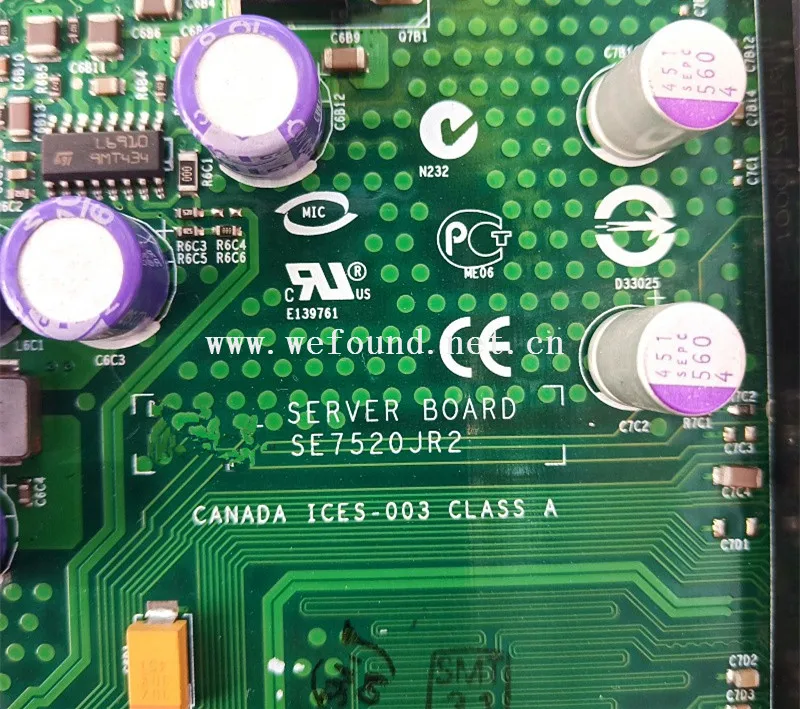 Рабочая Серверная материнская плата для SE7520JR2 полностью протестирована