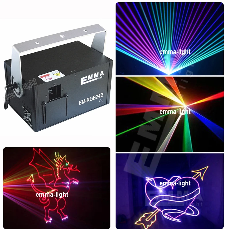 

new RGB 1500mW DMX Laser Scanner 3D effect light DJ Disco Party Xmas Stage