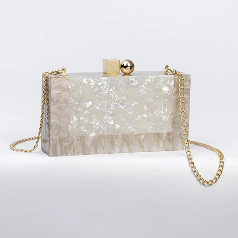 

Marble Pattern Acrylic Bag Fashion Luxury Handbags Women Bags Designer Brand Famous Clutch Bag Party Wedding Clutch Purse bolso