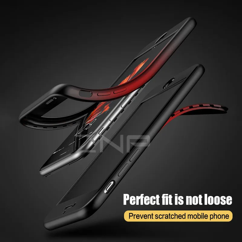 Carcasa de lujo suave de TPU 360 de lujo para iPhone 8 7 6 S 6 funda 5 5S SE fundas para iPhone 6 7 8 Plus con vidrio