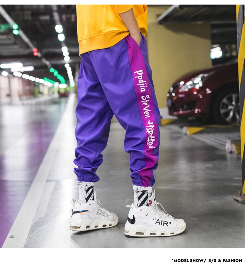 Harem Cargo Pants Men Streetwear Hip Hop Japan Style Trousers Male Khaki Loose Straight Pants  (6)