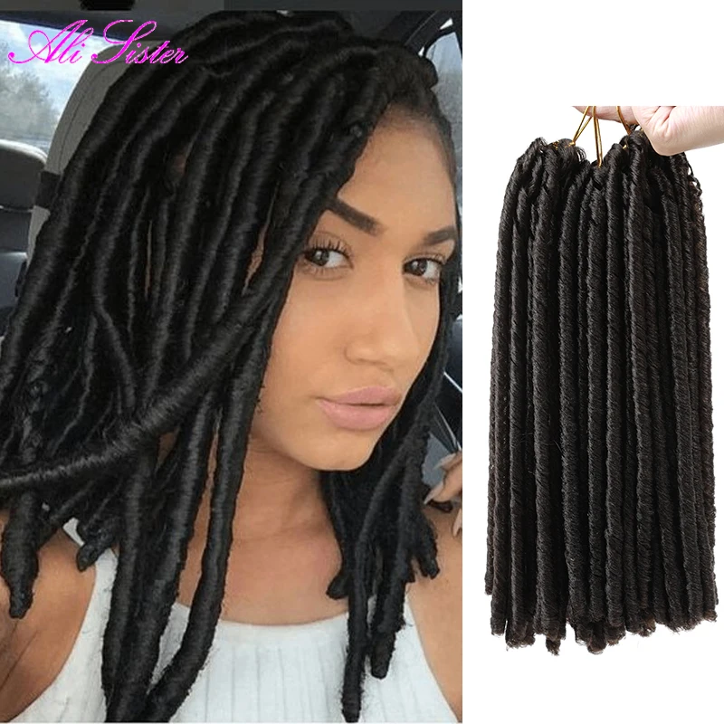 Aliexpress.com : Buy faux locs crochet hair ombre braiding hair ...