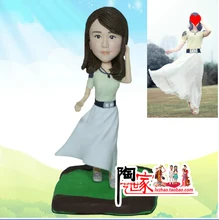 2016 new product custom Birthday cake topper from photos with polymer clay hard can be keep forever good gift for girlfriend