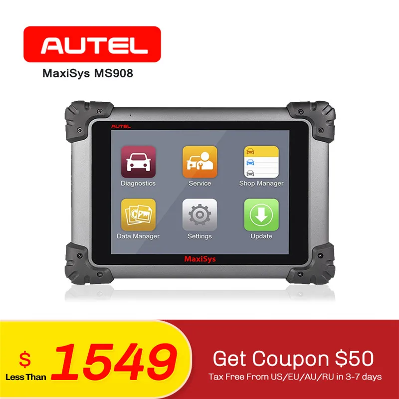AUTEL MaxiSys Pro MS908 OBD2 Fault Code Reader Auto ECU Coding Car same as MY908 Key Programming Diagnostic Reset AL319 for Gift AUTEL MaxiSys Pro MS908 OBD2 Fault Code Reader Auto ECU Coding Car same as MY908 Key Programming Diagnostic Reset AL319 for Gift