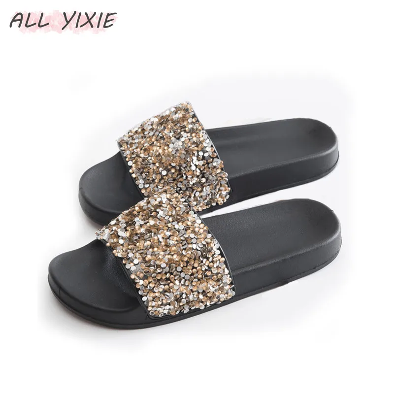 Все YIXIE2019 Весна и лето Новая модная женская обувь нескользящие уличные тапочки