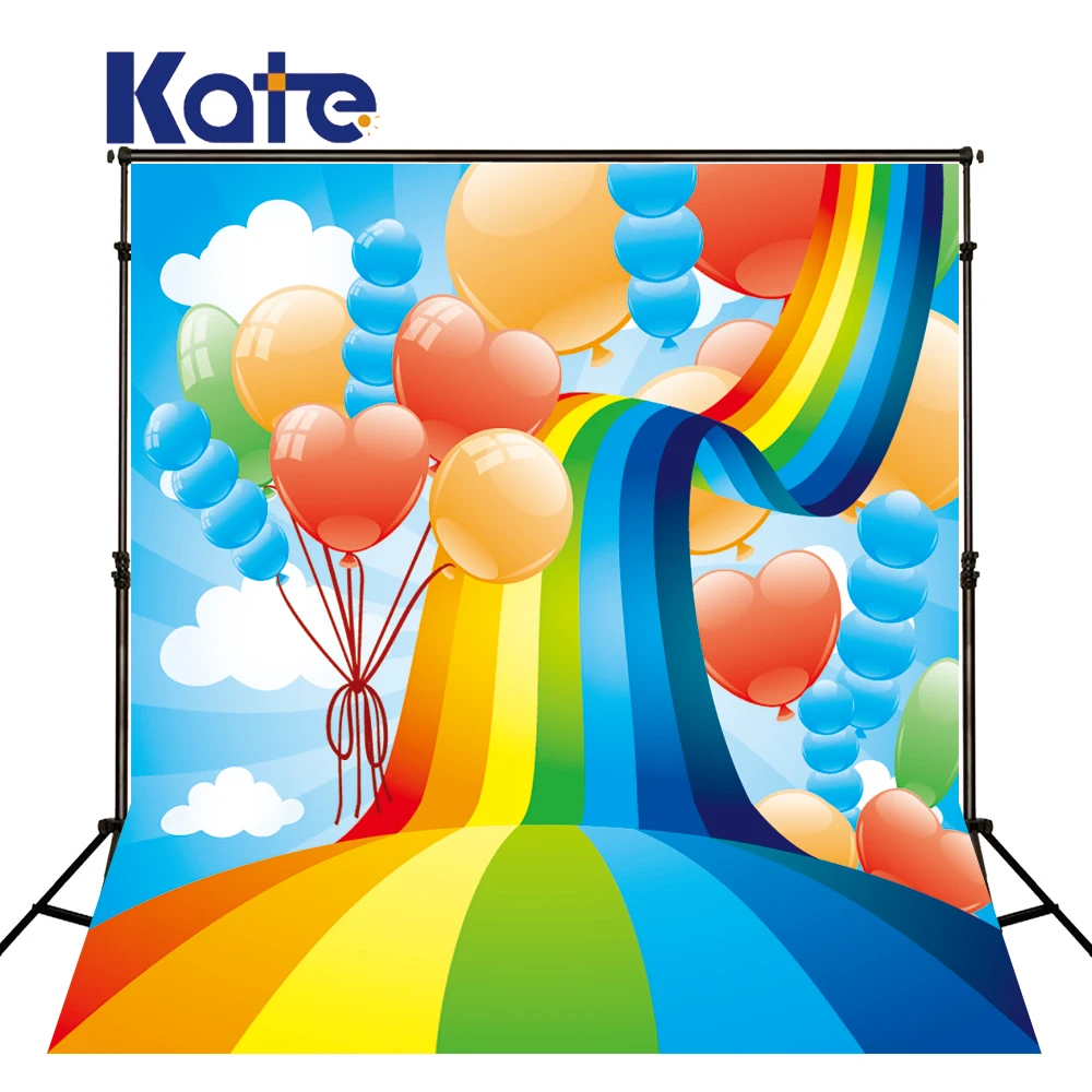 

KATE Valentines Day Backdrops Photo Background Rainbow Backdrop Cartoon Children Photography Backdrops for Photocall Newborn