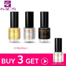 KADS купить 3 получить 1 подарок два в одном штамп польской лак для маникюра ногтей лак цветной лак для ногтей для украшения искусства штамп