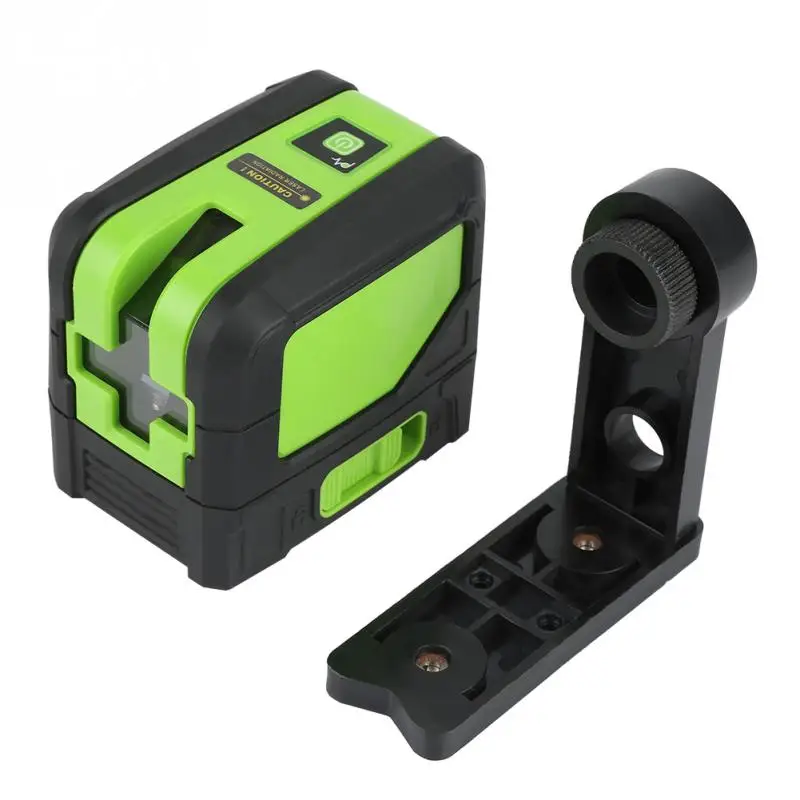 

9211G/R 2 Lines Laser Level Horizontal Vertical Cross Self-Leveling High Accuracy Level Laser Line Instrument With Bracket