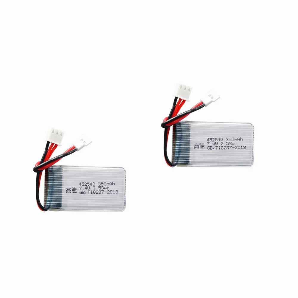 2 3 4 5 шт 7,4 V 350mAh 35c Lipo батарея для JXD 515W 515V 515 RC Квадрокоптер Дрон высокого качества