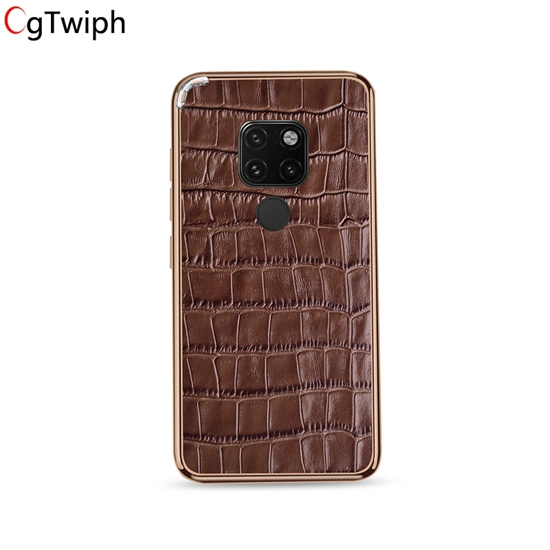 

Luxury Crocodile Pattern Leather Phone Case for Huawei Mate 20 20Pro Mate 20X Case Fashion Coque for Huawei P20 P20 Pro Fundas