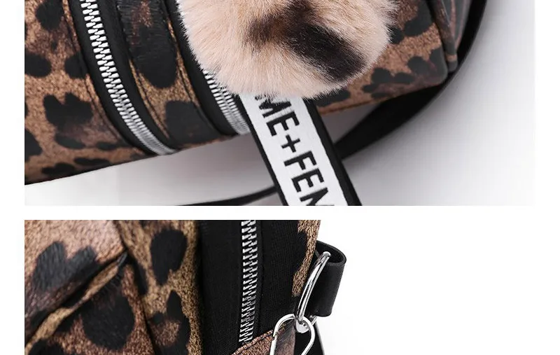 women backpack leopard mini backpack_26
