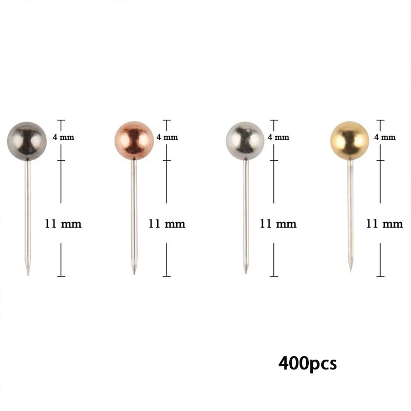 Практичный пошив украшения прямые булавки с шариковой головкой шпильки Tacks рукоделие шаль орнамент швейная инструмент 100/200/400 шт