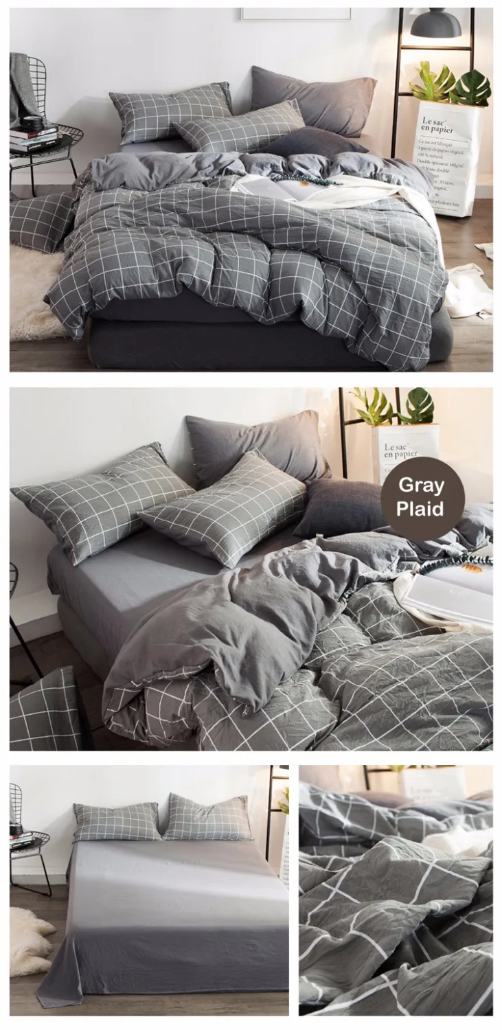 السيدة يا المنسوجات المنزلية منقوشة حاف غطاء القطن شريط مثلث هندسية المطبوعة مصمم طقم سرير اليدوية نوم أغطية سرير