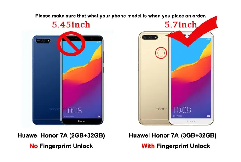 Honor 7A Cas