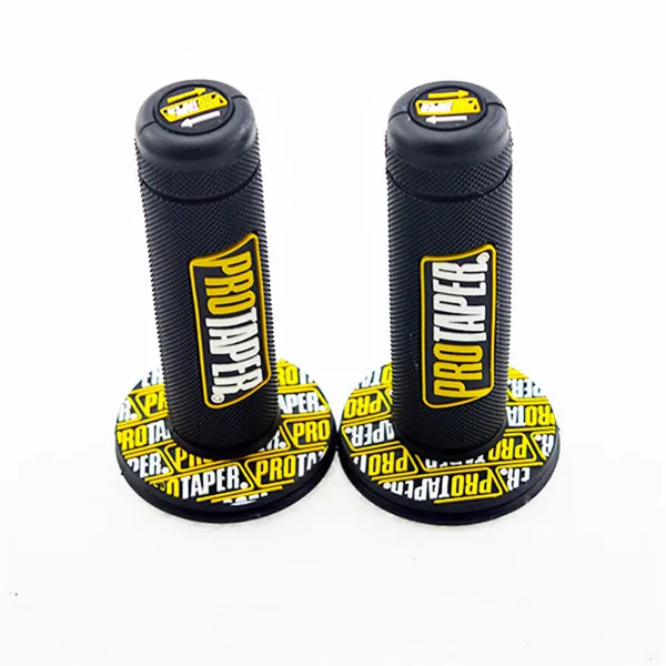 Ручка Protaper мотоцикл Pro taper Dirt Pit Bike Мотокросс 7/" резиновые рукоятки - Цвет: Yellow