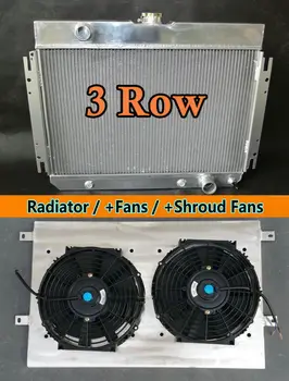 

Aluminum Radiator & Shrou Fans For 1963-1968 Chevrolet Chevy Chevelle El Camino Biscayne Impala Bel Air Caprice L6 V8 AT/MT 5.4L