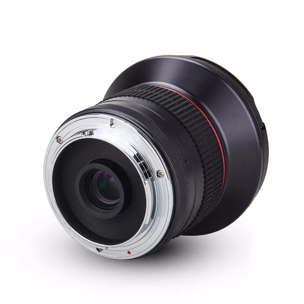 Meike 12 мм f/2,8 широкоугольный объектив ручной фокусировки для Canon EF-M беззеркальной камеры с APS-C
