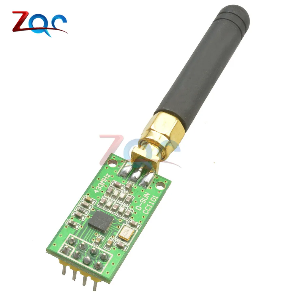 

CC1101 Wireless RF Transceiver 315/433/868/915MHZ + SMA Antenna Wireless Module