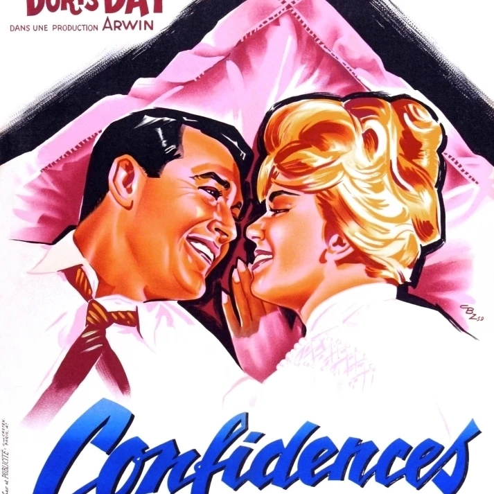 Pillow Talk (Aka Confidences Sur L'Oreiller) From Left: Cary Grant Doris Day 1959 Movie Poster Masterprint (11 x 17)